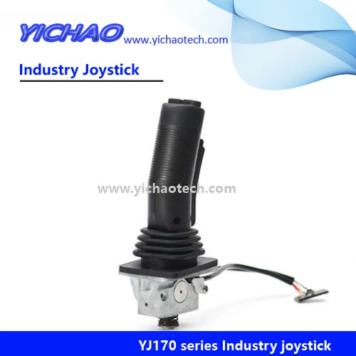 Yj100 Potentiometer/Hall Sensor Single or Double Axis Control Rotary Proportional Drilling Rig High-Altitude Fire Truck Crane Shield Machine Oil Hoist Joystick