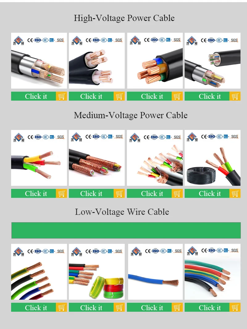 Shenguan Low Price Pure Copper Conductor Control Push Pull Cable with PVC Insulation Electric Cable