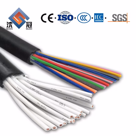 Shenguan Low Price Pure Copper Conductor Control Push Pull Cable with PVC Insulation Electric Cable