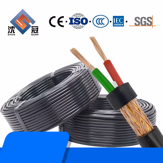 Shenguan Low Price Pure Copper Conductor Control Push Pull Cable with PVC Insulation Electric Cable