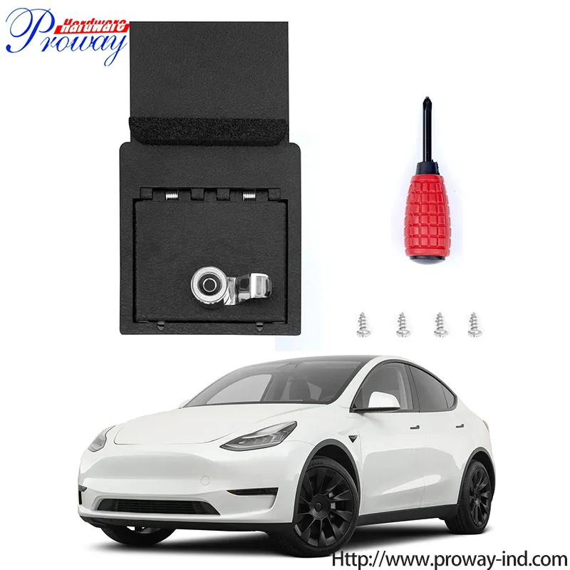 Biometric Lock Center Console Safe Car Armrest Box Fingerprint Center Console Safe for 2021